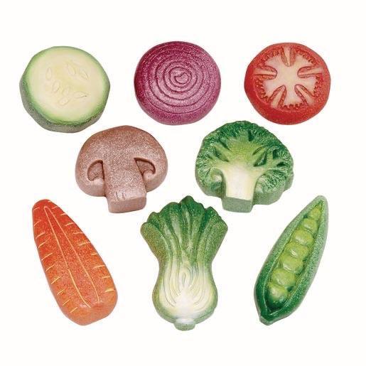 Vegetables Sensory Play Stones - Why and Whale