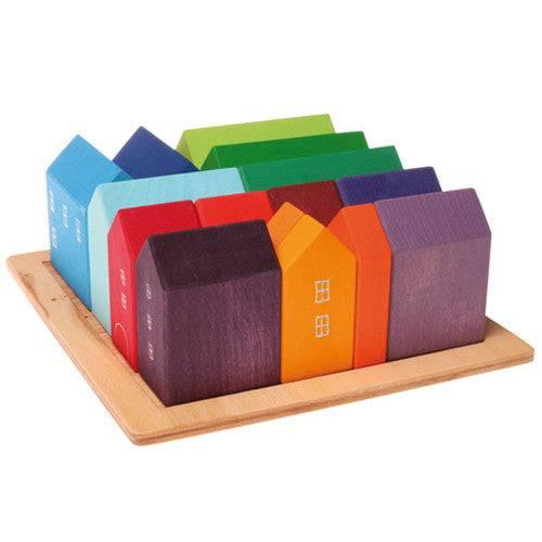 Village Building Blocks Set - Why and Whale
