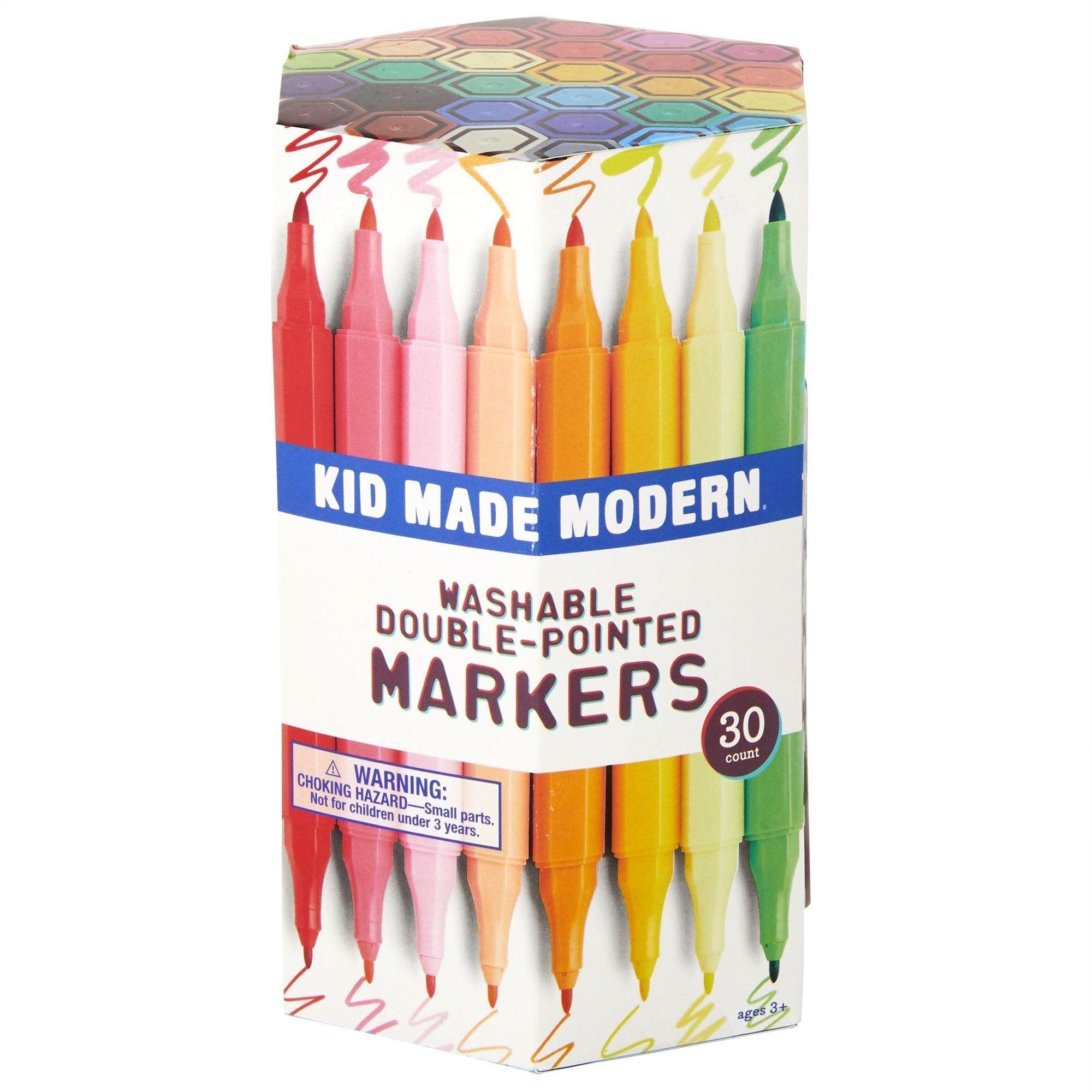 Washable Double Pointed Markers (Set of 15) - Why and Whale