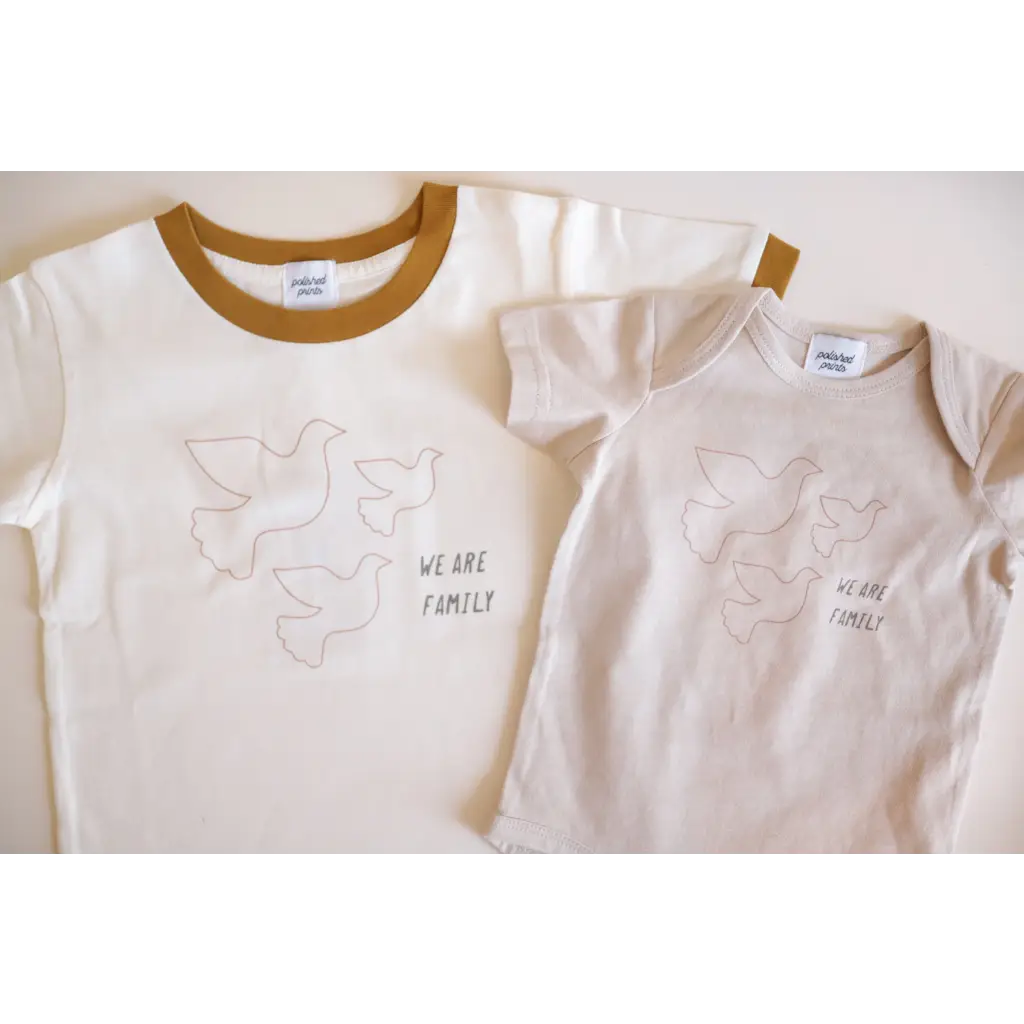 We Are Family Organic Cotton Baby Bodysuit