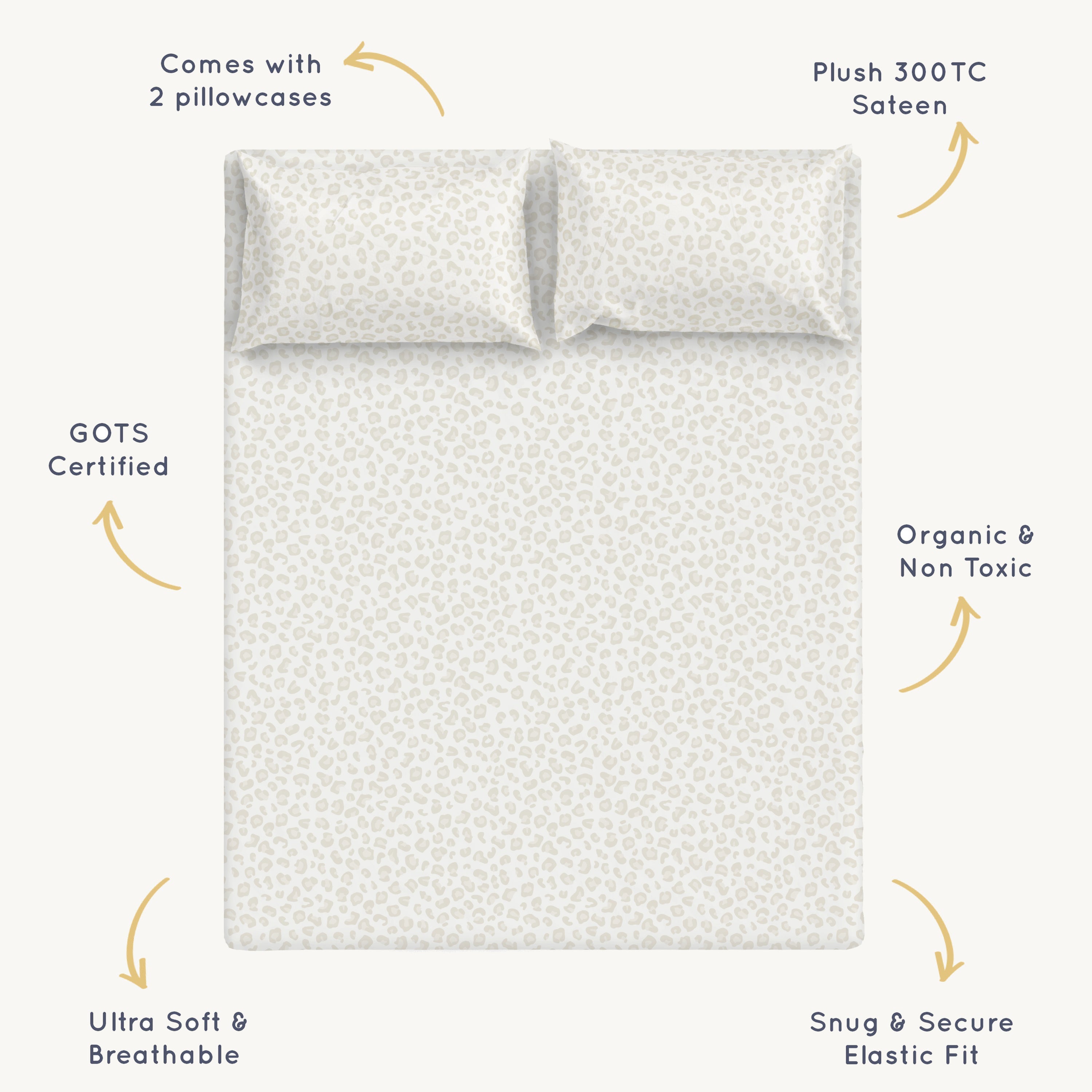 Organic Cotton Sheet Set - Wild
