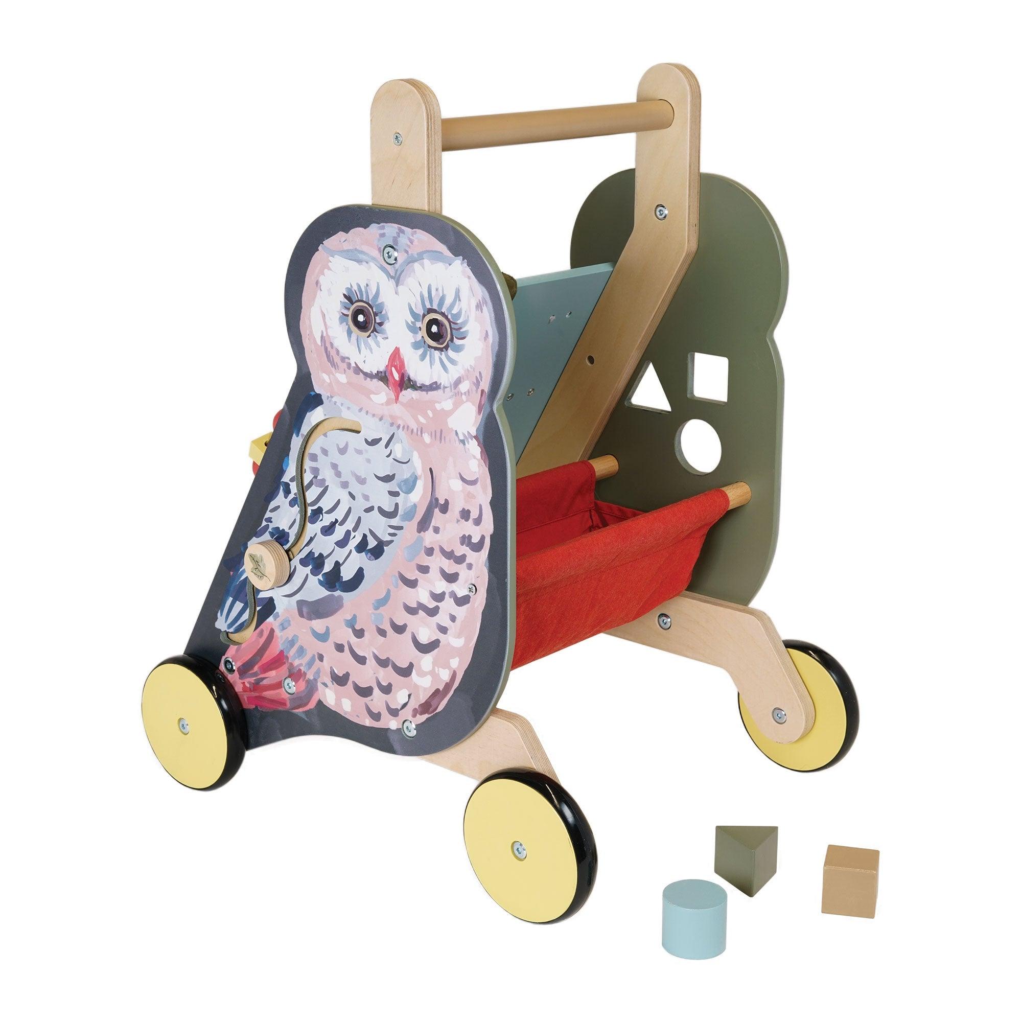 Wildwoods Owl Push-Cart - Why and Whale