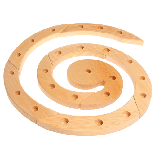 Wooden Birthday / Advent Spiral - Why and Whale