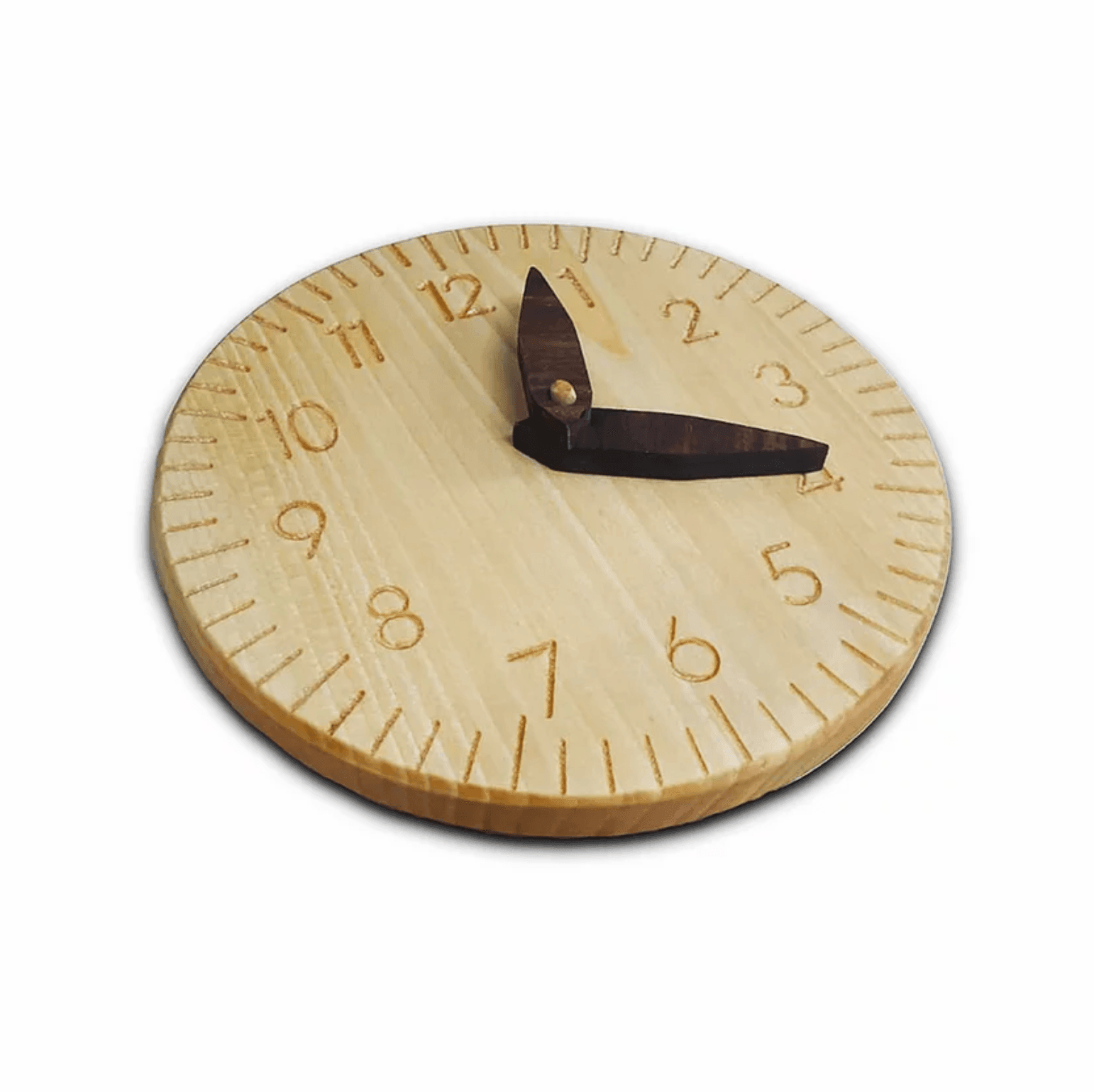 Wooden Clock - Why and Whale