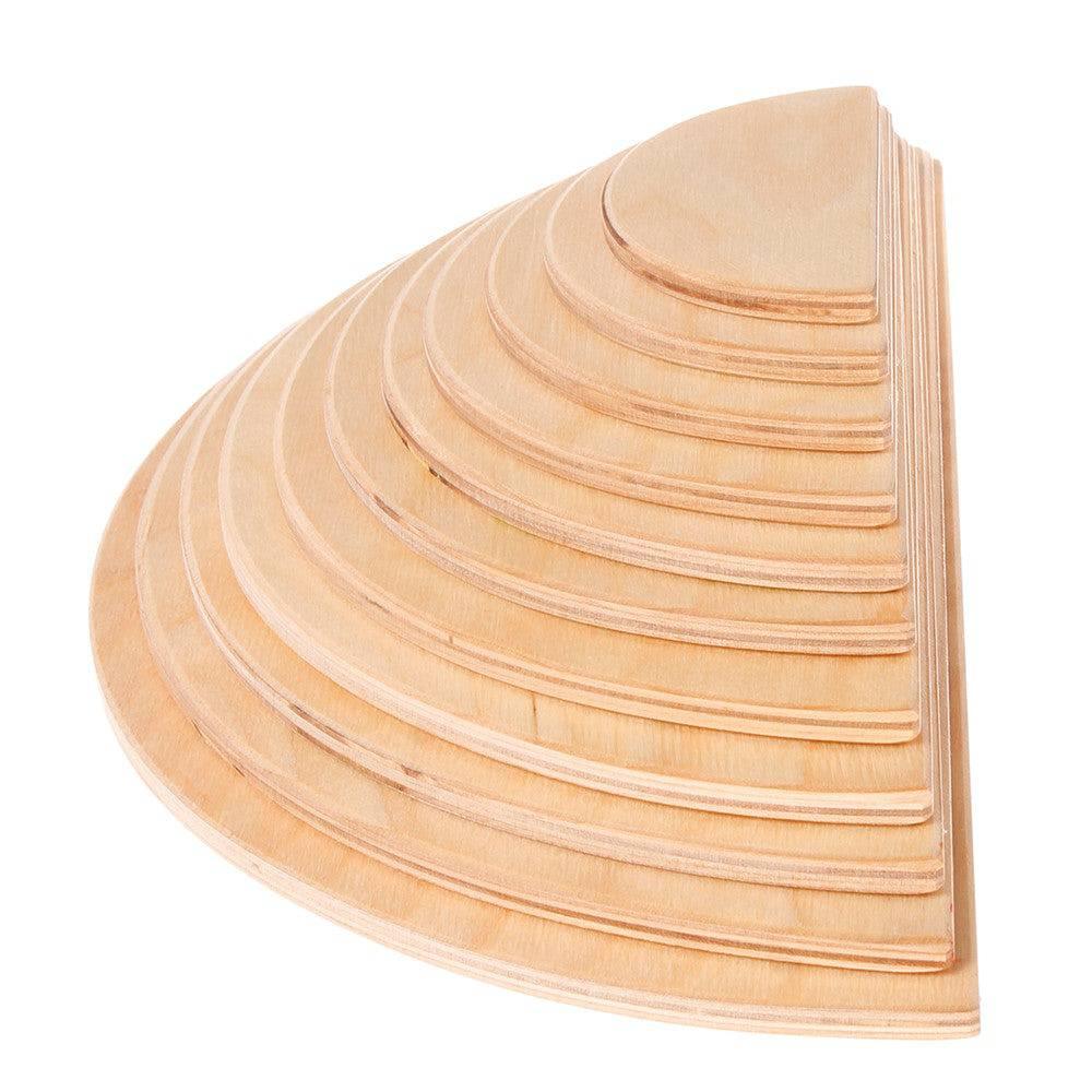 Wooden Semicircle Building Set - Why and Whale