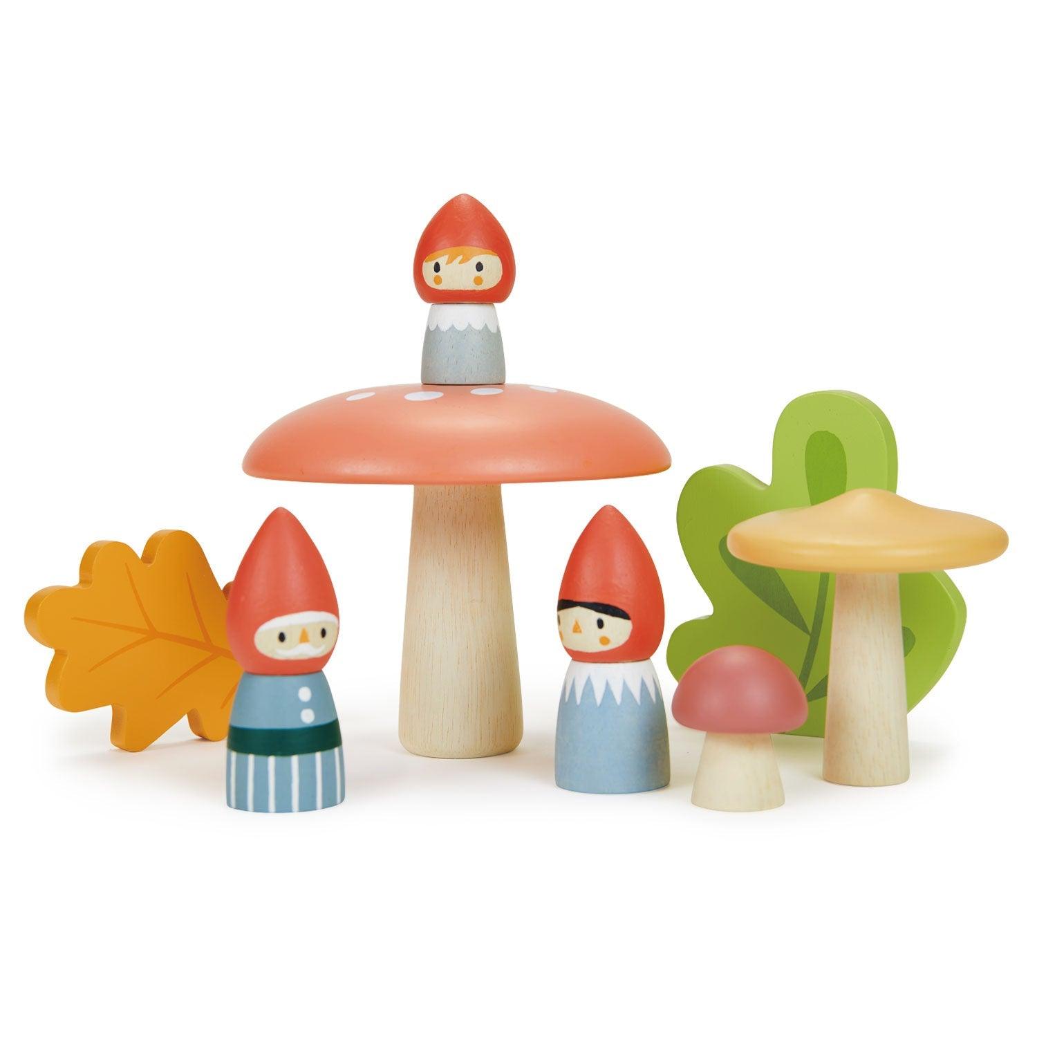 Woodland Gnome Family - Why and Whale