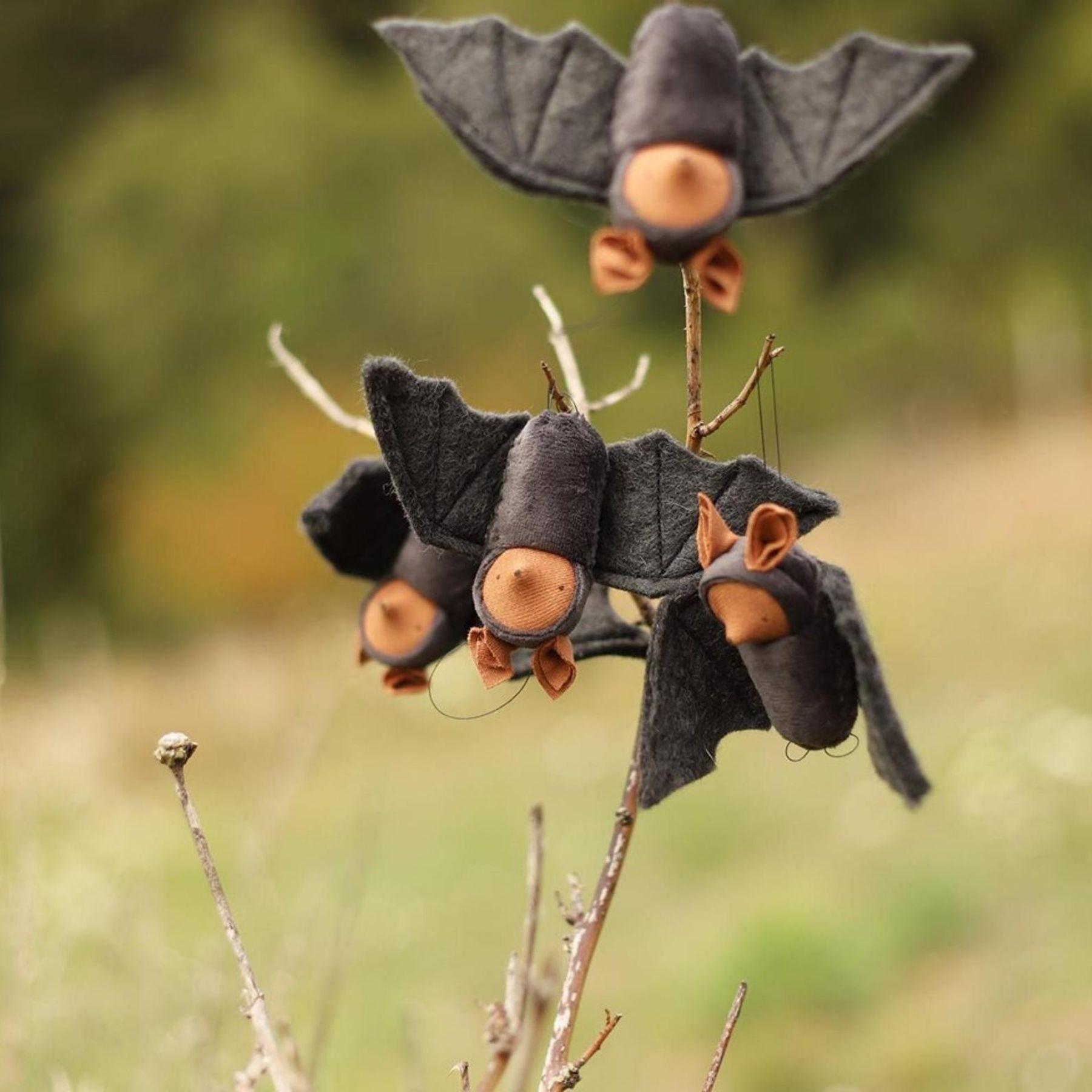 Wool Bat Ornament - Why and Whale