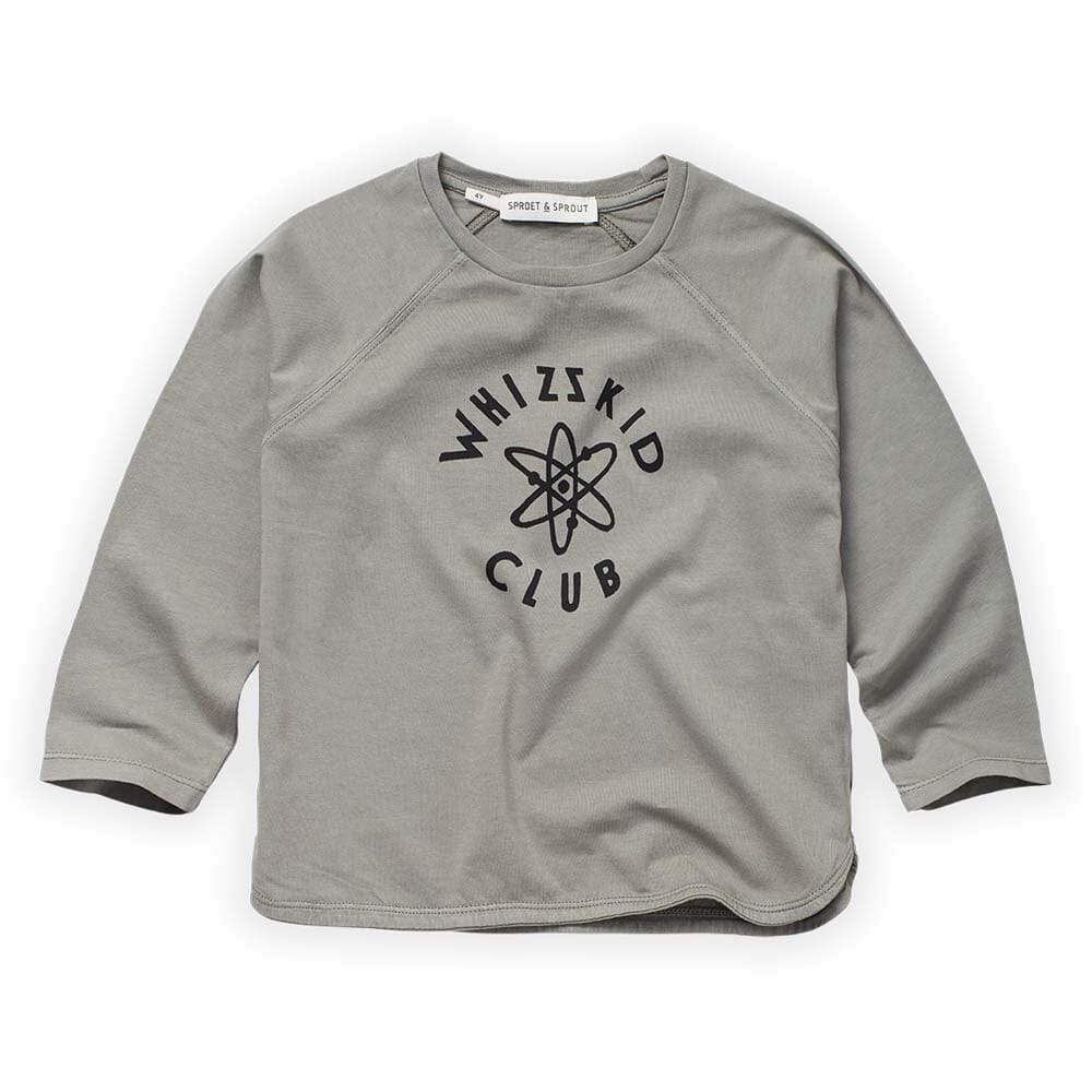 Whizzkid Club Raglan T-Shirt - Storm Grey - FINAL SALE