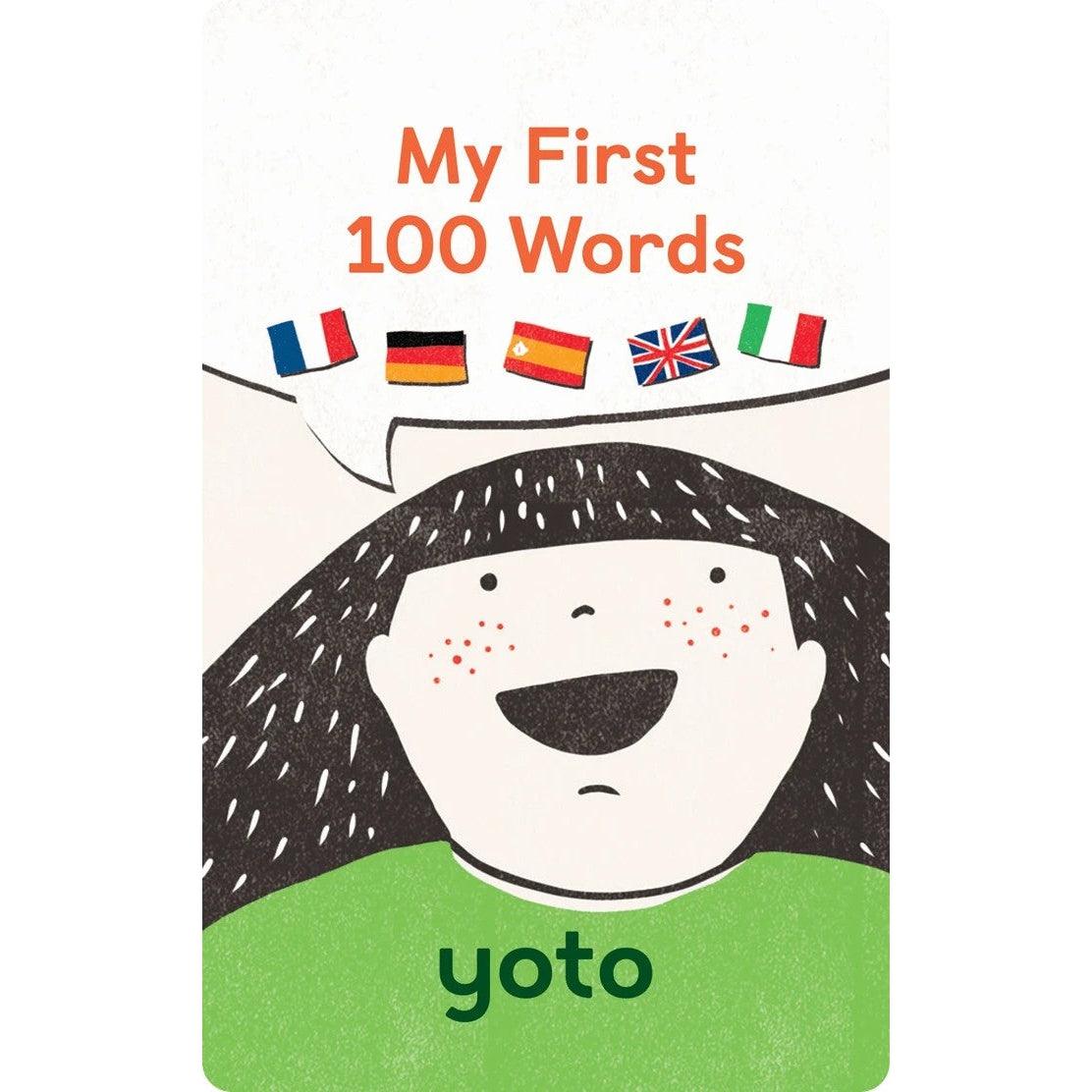 Yoto Card - My First 100 Words - Why and Whale