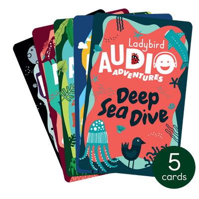 Yoto Card Pack Ladybird Audio Adventures Volume 1 5pk - Why and Whale