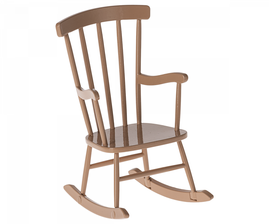 Maileg - Rocking chair, Mouse - Dark powder
