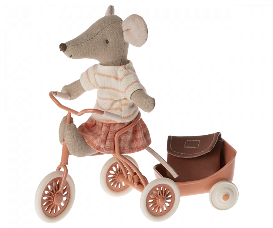 ETA JUNE SS24 Tricycle mouse, Big sister - Coral