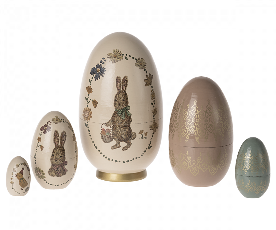 Maileg - Easter babushka egg, 5 pcs set