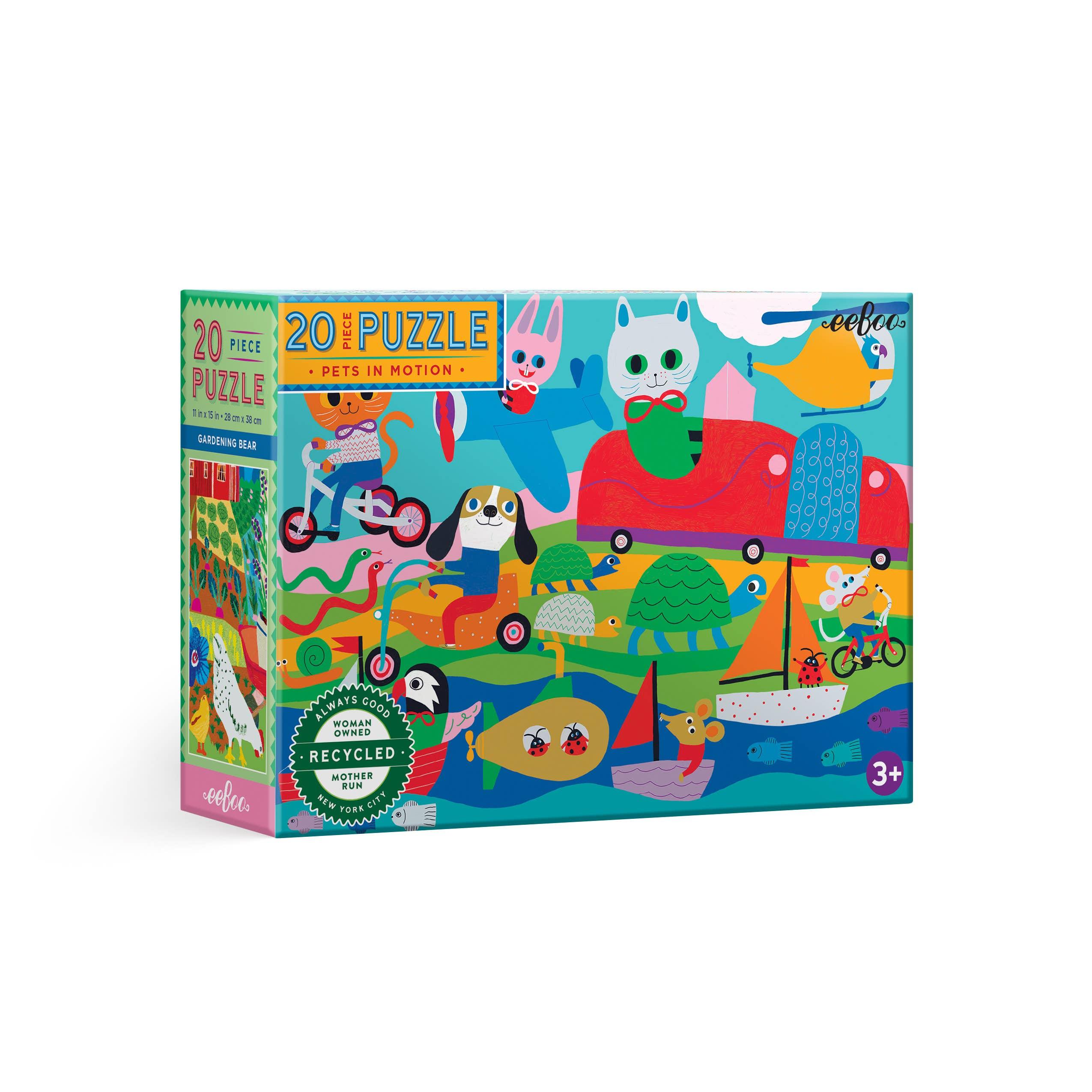 Pets in Motion 20 Piece Puzzle - Why and Whale