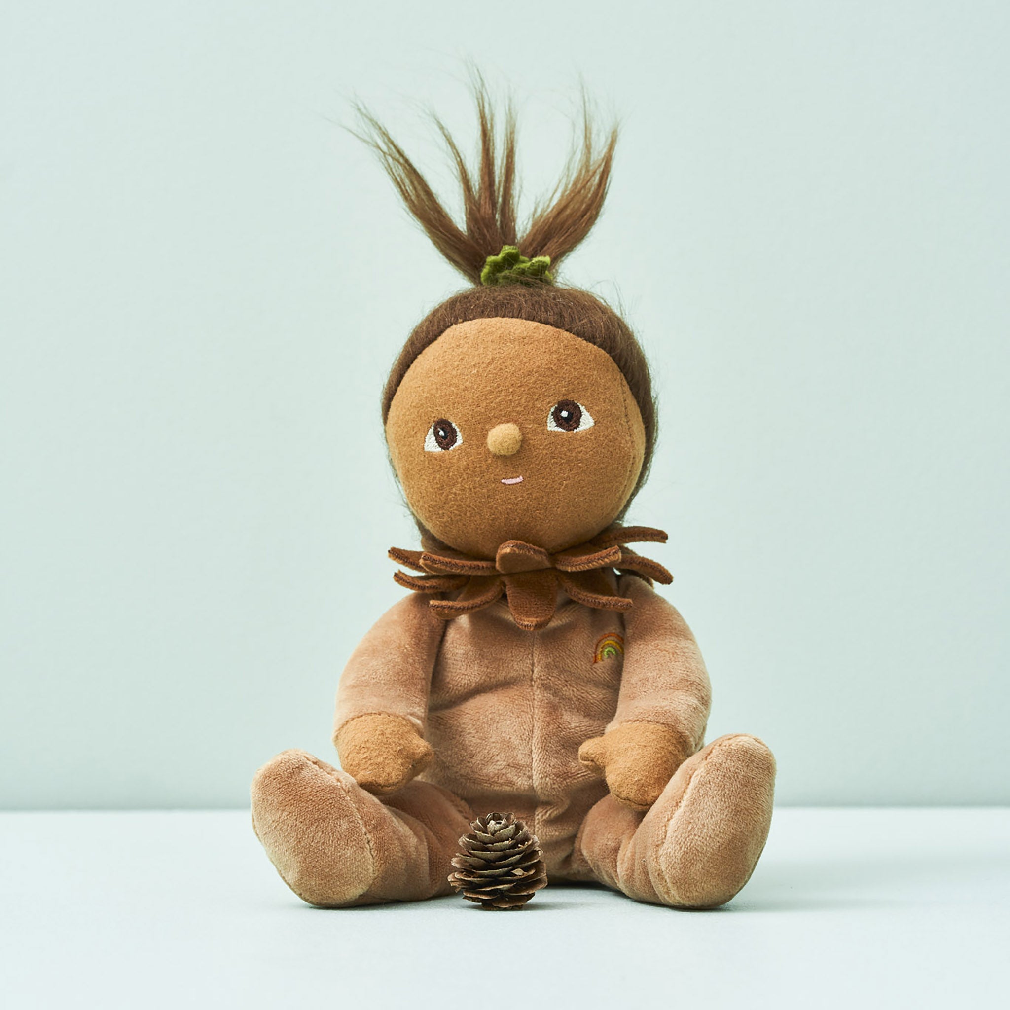 Olli Ella Dinkum Doll Toy Baby Carrier - Leaf