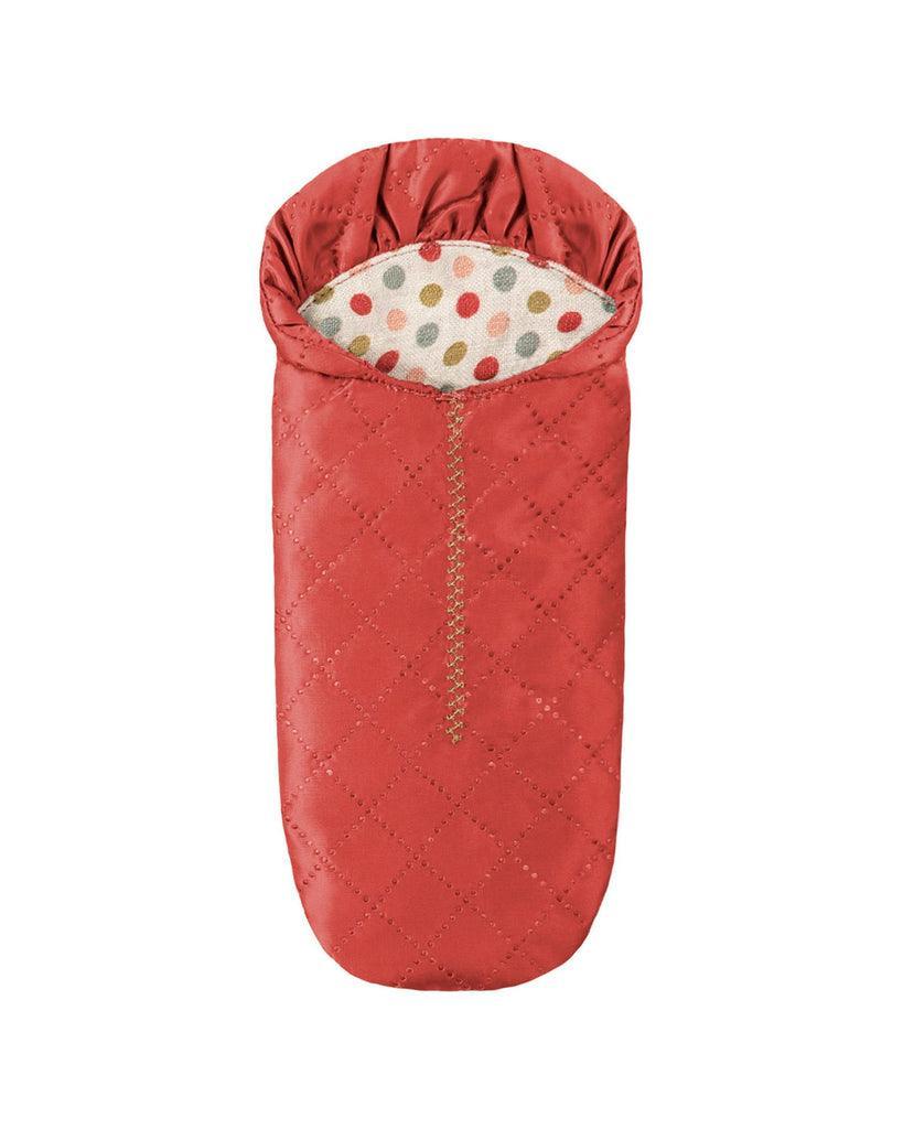 maileg - sleeping bag (mouse) in red - Why and Whale