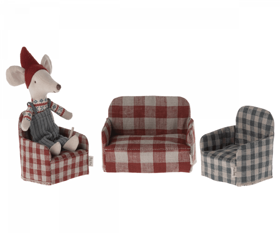 Maileg - Sofa & Chairs for Mouse - Why and Whale