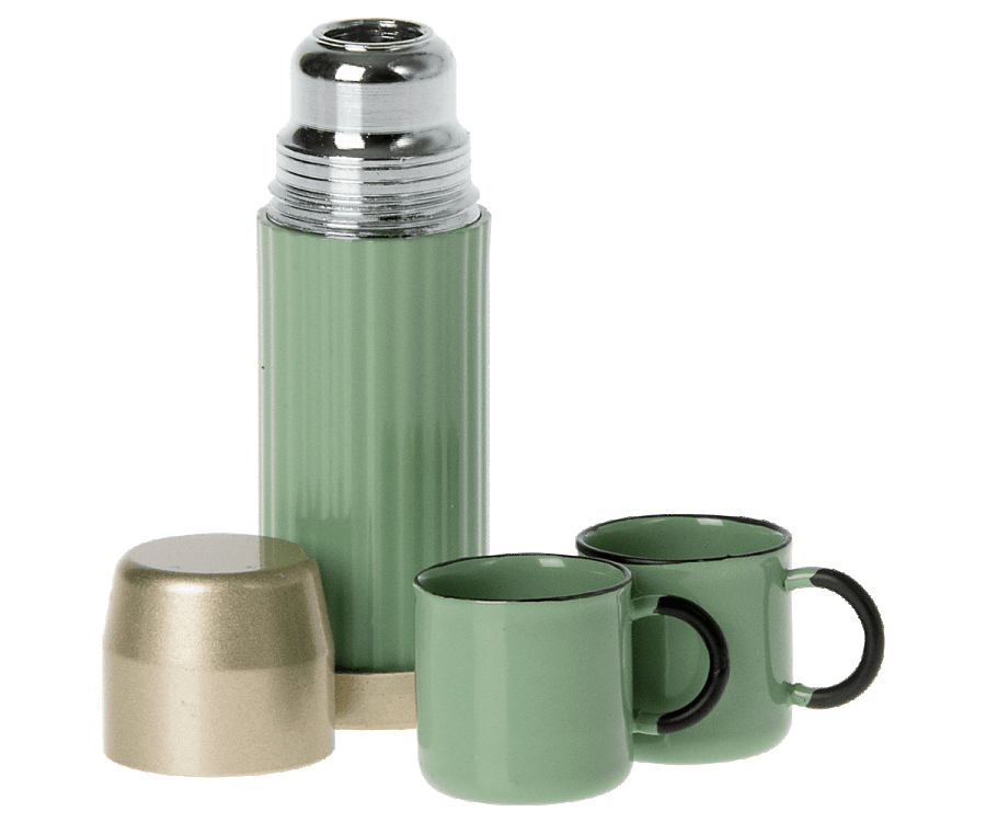 Maileg - Thermos and cups, Mint - Why and Whale
