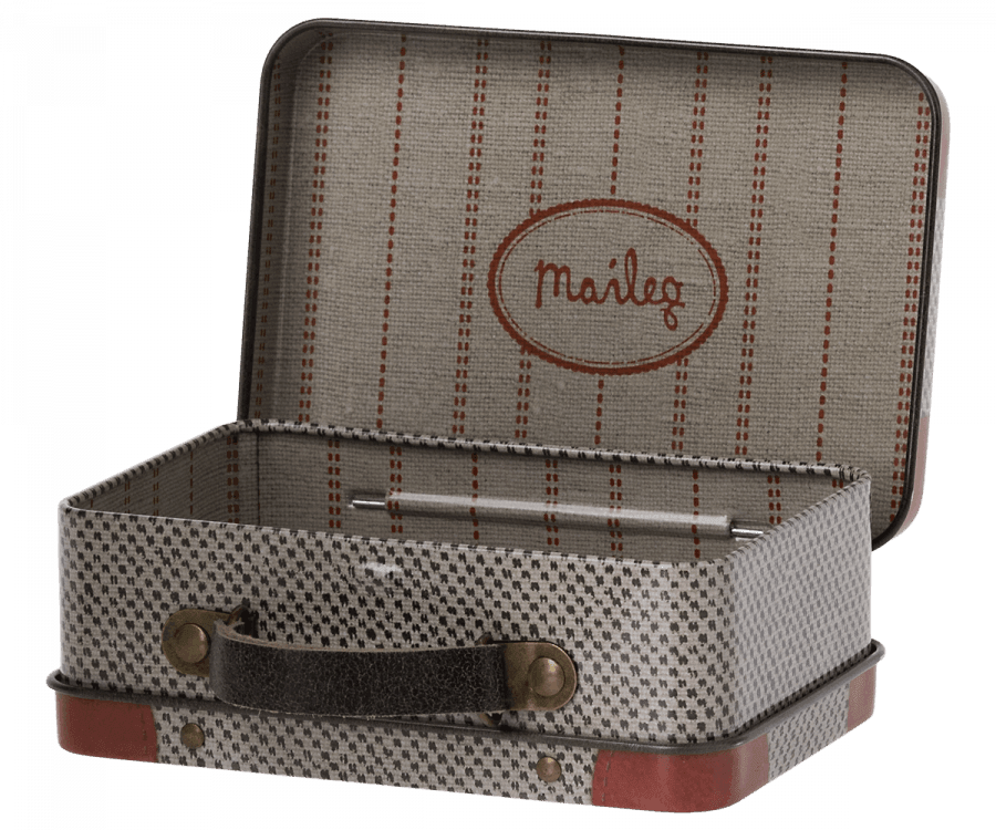 Maileg - Travel Metal Suitcase, Gray - Why and Whale