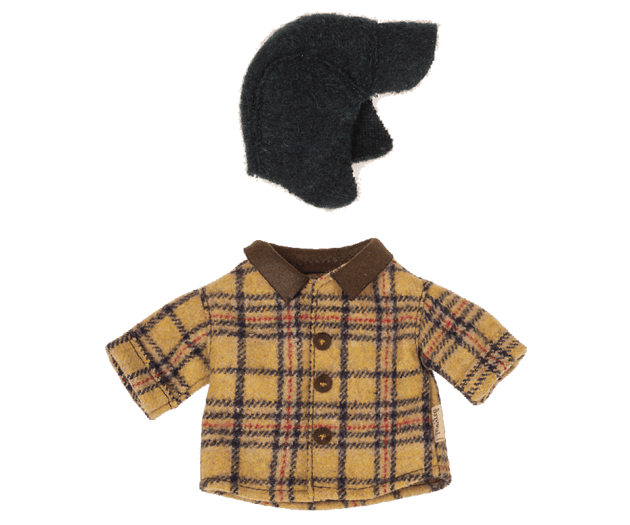 Maileg Woodsman jacket and hat for Teddy dad - Why and Whale