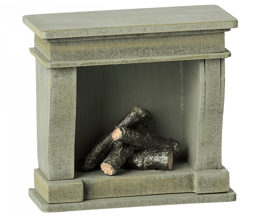 Maileg - Minature Fireplace (Lights up) - Why and Whale