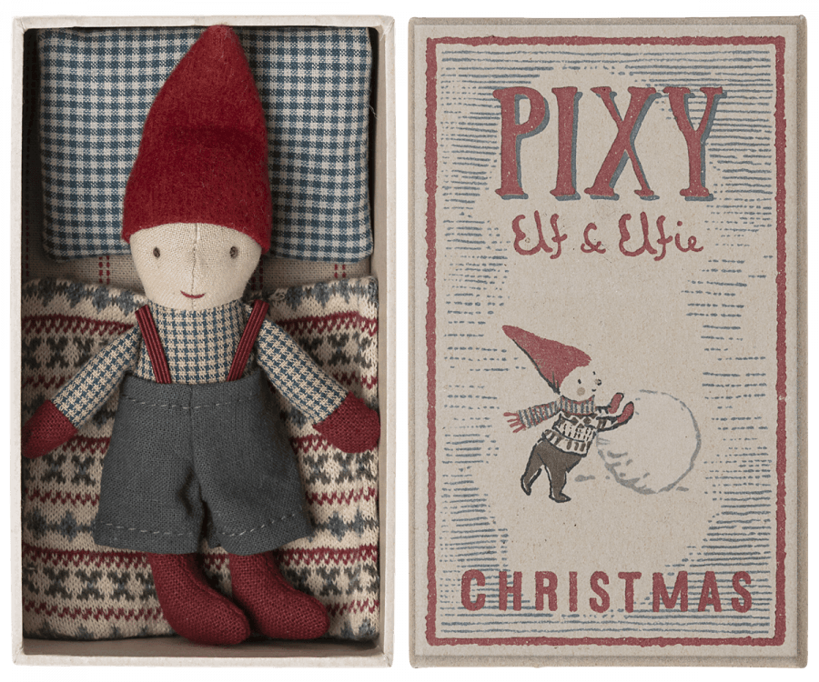 presale Maileg - Pixy Elf in matchbox - Why and Whale