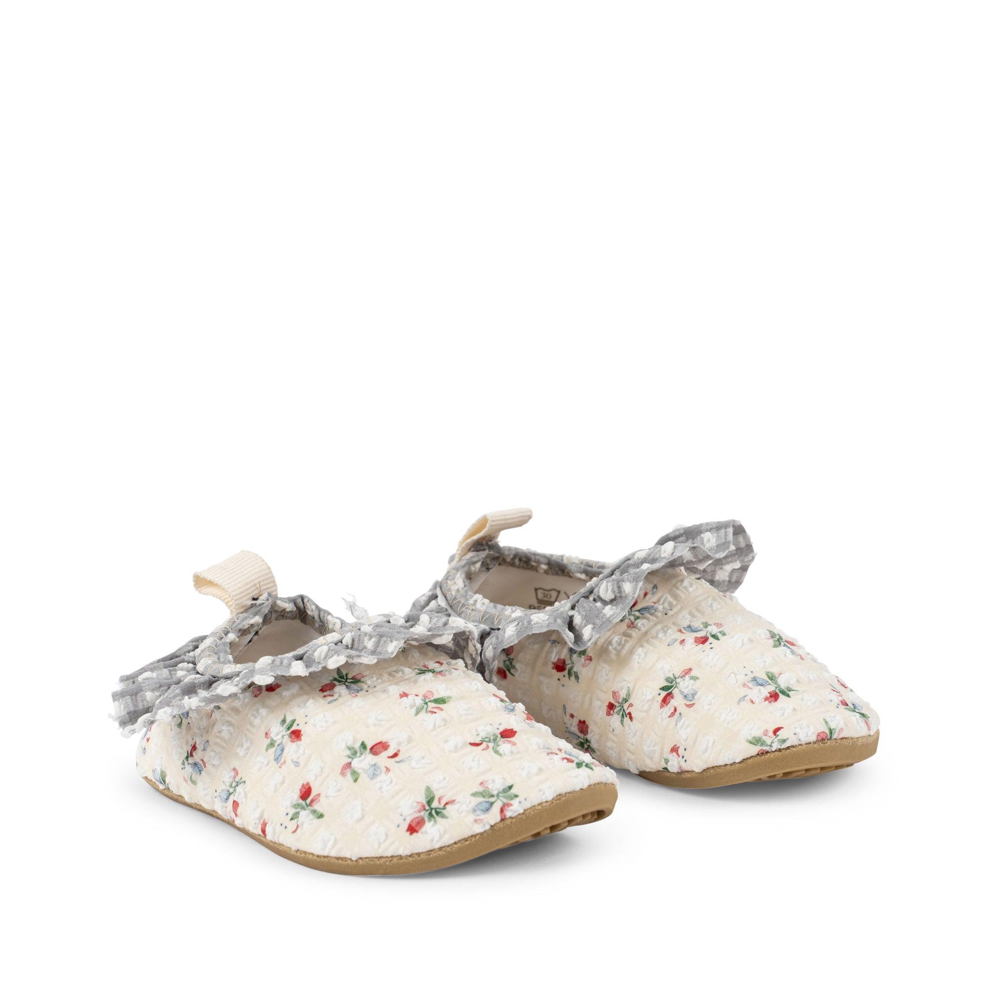 SERAPHINE FRILL SWIM SHOES - FLEUR TRICOLORE - Why and Whale