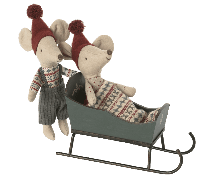 Maileg - Sleigh for Mouse - Why and Whale