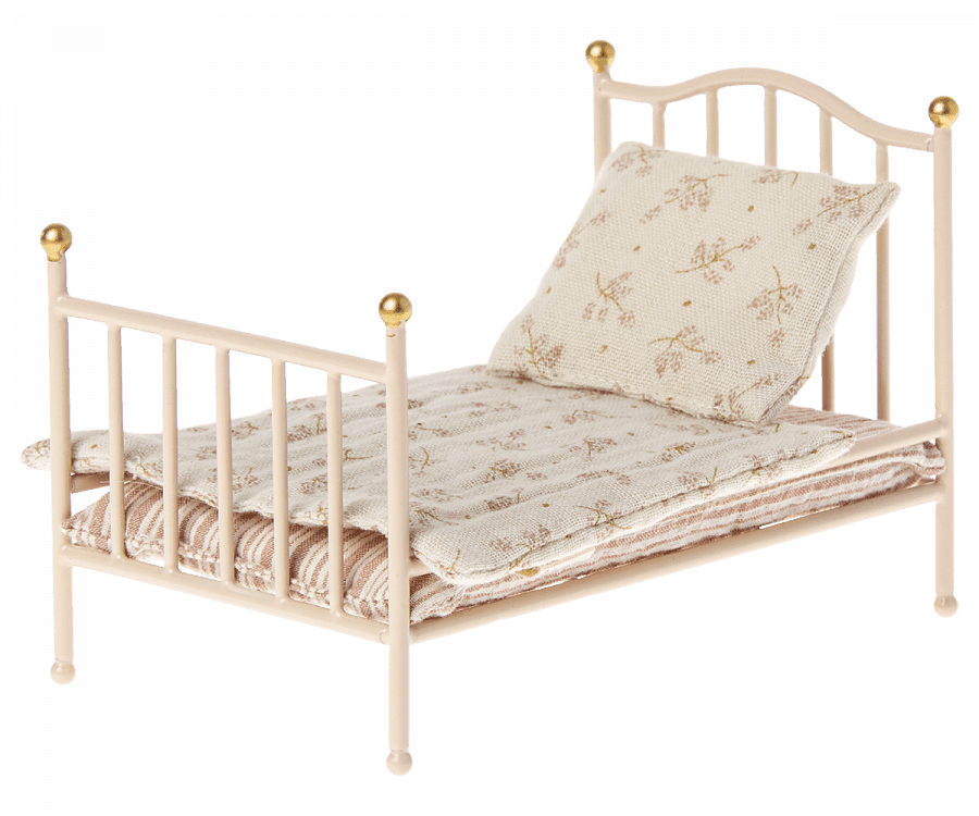 Maileg - Vintage bed for Mouse - Rose - Why and Whale